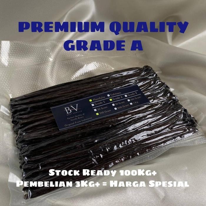 

New Vanilla Beans Planifolia GRADE A Gourmet (Biji Vanila 100% ORGANIK)