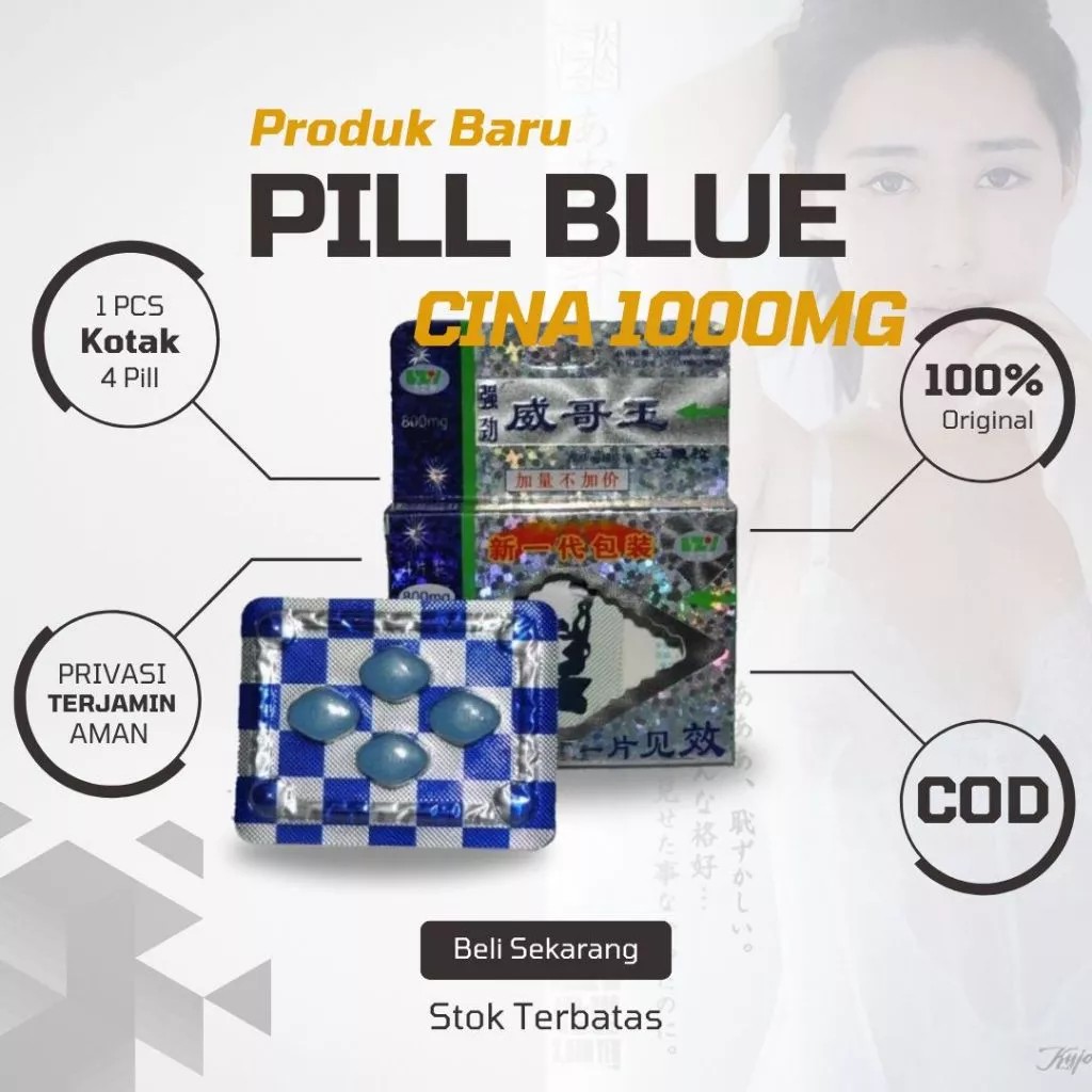 Pil Biru Cina