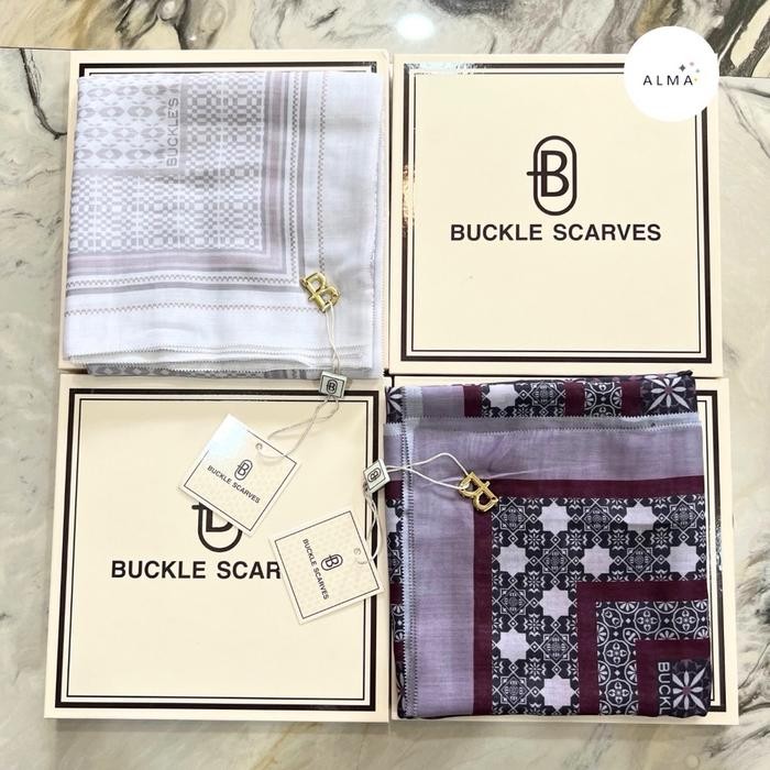 Paket Usaha BUCKLE SCARVES PREMIUM BOX hijab buckle scarves by Azara