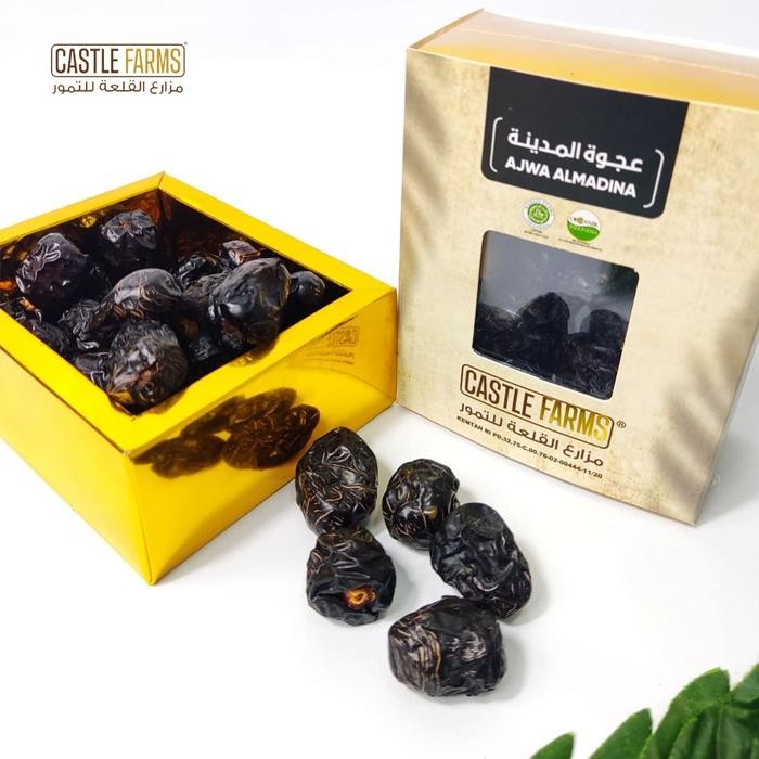 

Kurma Ajwa Medium Premium 1Kg Elshanum Castle Farms Organik Kurma Nabi - Kurma Elshanum Food Snack