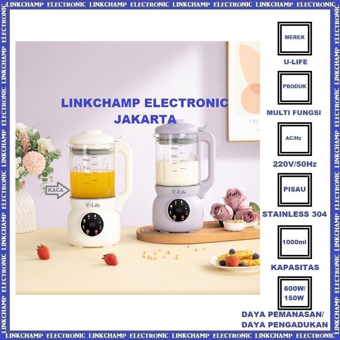

Barbara.storee U Life Mesin Pembuat Susu Kacang Kedelai Serbaguna Soy Milk Maker Ori