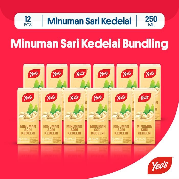 

Barbara.storee Yeos Minuman Kaleng Sari Kedelai Soya Bean 250ml - 12 Pcs