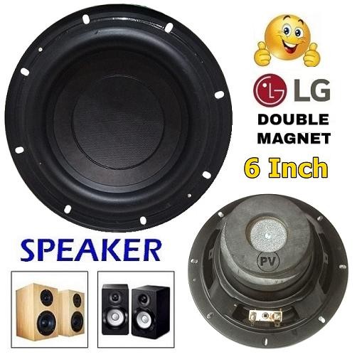 Speaker Hi-Fi 6Inch 200W Audio Subwoofer Double Magnet 4Ohm 6" 200Watt