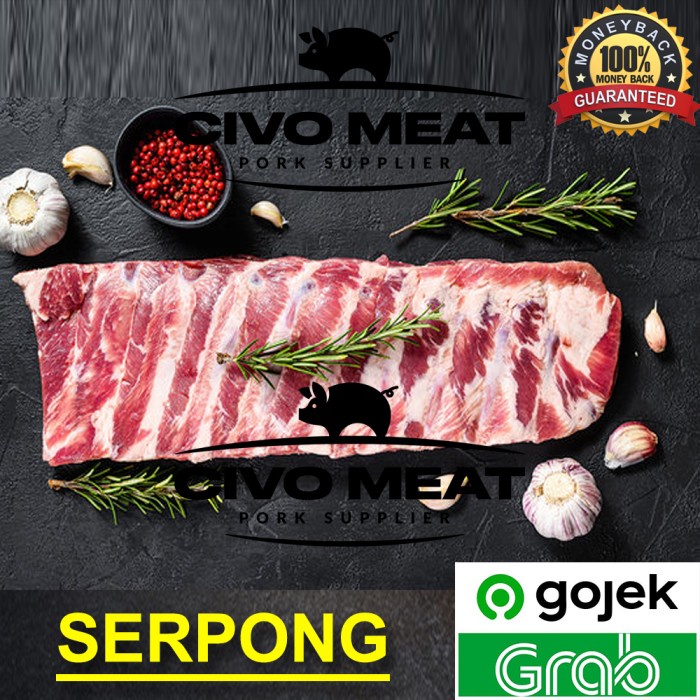 

PORK RIBS UTUH / IGA BABI BAKAR MENTAH 1KG KODE 247