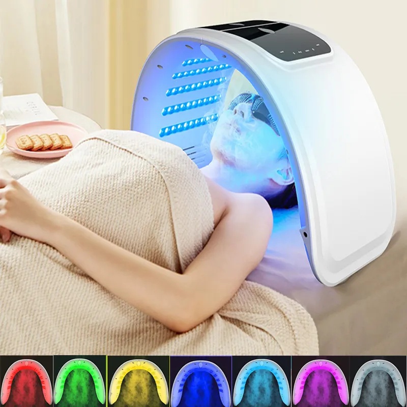 New NEW Light Therapy PDT LED Mask 7 Colors LED Facial Mask Nano Spray  For  Skin Rejuvenation Anti 