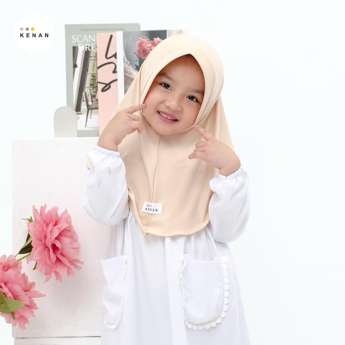 KENAN - Hijab Anak Miicky Bergo Instan matt jersey Muslim Kerudung
