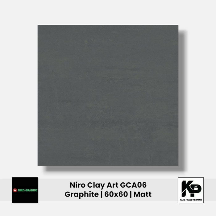 Granit NIRO GRANITE GCA06 Clay Art Graphite 60x60