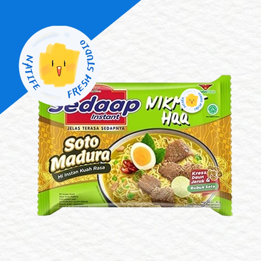 

Mie SEDAAP KUAH Soto Madura | Mi SEDAP Instan Instant Nikmat HQQ Rebus Madura Yellow Noodle Soup