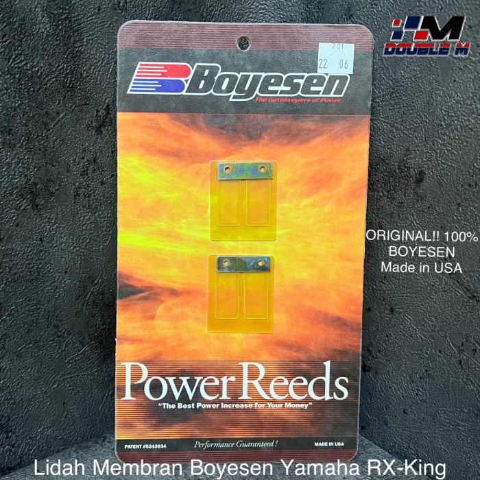 Lidah Valve Membran Boyesen Yamaha RX King Original USA