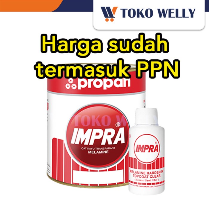 PROMO Impra Melamine Lack ML131 Clear/Cat Kayu Transparan/Clear Doff/5kg