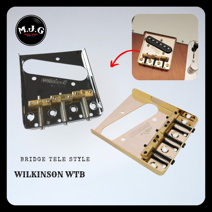 Saddle bridge tremolo telecaster set wilkinson original gotoh fender