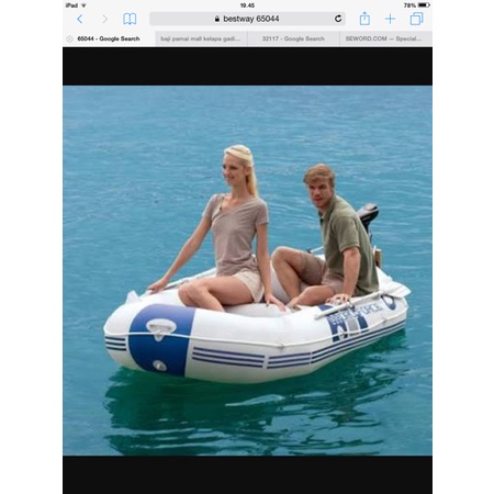 PERAHU PRO MARINE 65044 asli BESTWAY kapal karet sungai danau banjir