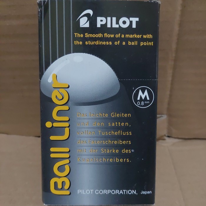

BARANG TERLARIS PULPEN PILOT BALL LINER 0.8MM COD