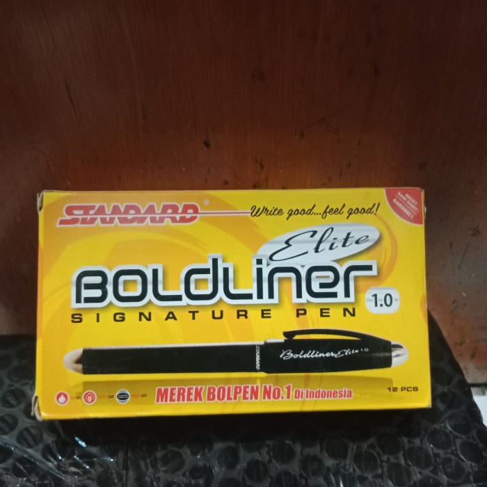 

PROMO PULPEN BOLDLINER ELITE 1.0 HITAM BIRU COD