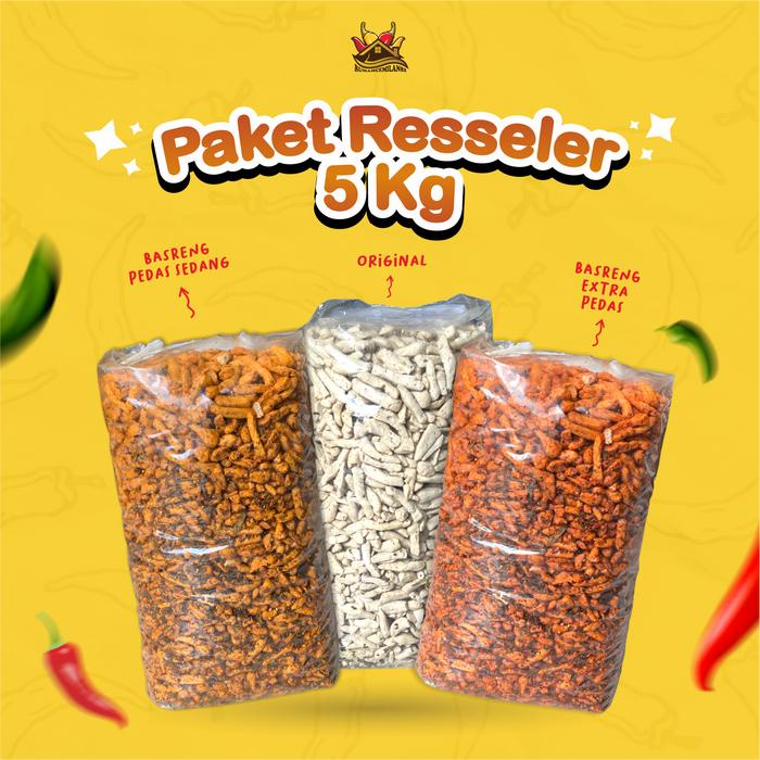 

BARANG TERLARIS PAKET USAHA 5 KG BASRENG EXTRA PEDAS