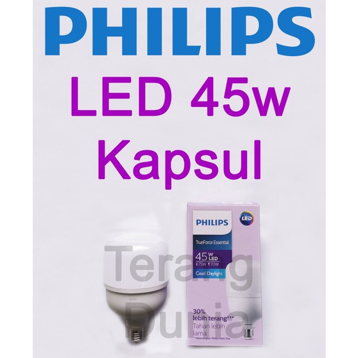 BRG BARU Bohlam Philips LED 45w Lampu LED Philips 45w Trueforce Essential 45w