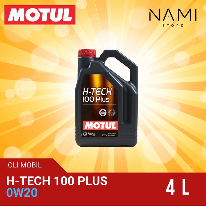 Oli Motul H-Tech 100 Plus Sae 0W20 (4L) Galon - Original