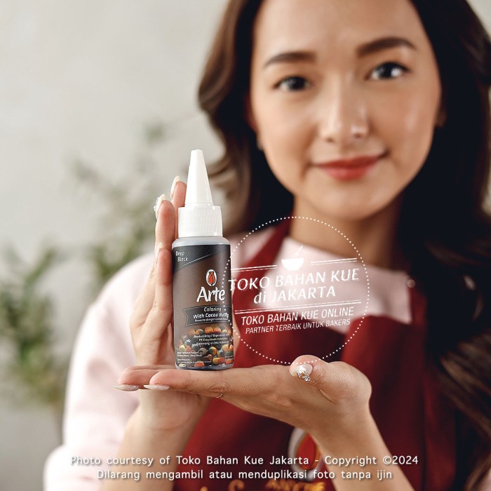 

TULIP ARTE CHOCOLATE COLORING DEEP BLACK COCOA BUTTER PEWARNA HITAM KODE 684