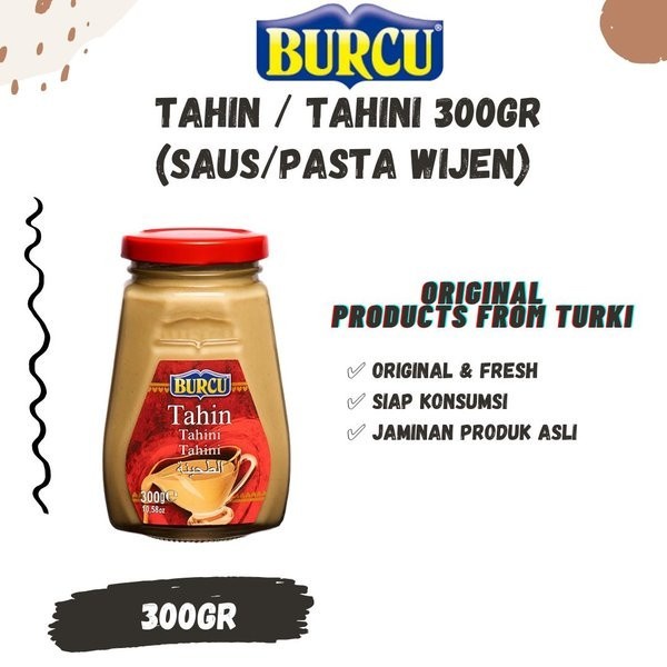 

terbaru !!! burcu tahin tahini 300gr saus saus tahini ready