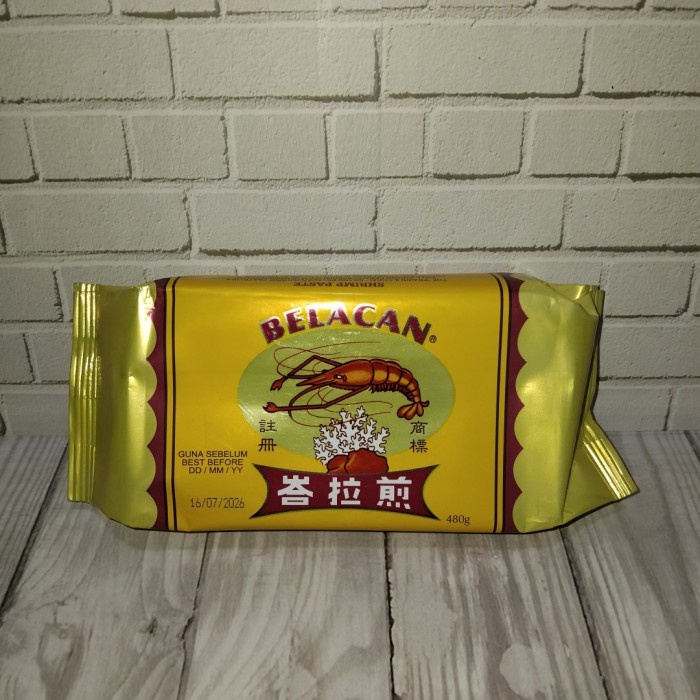 

terbaru !!! belacan super premium terasi udang 480gr ( besar ) ready