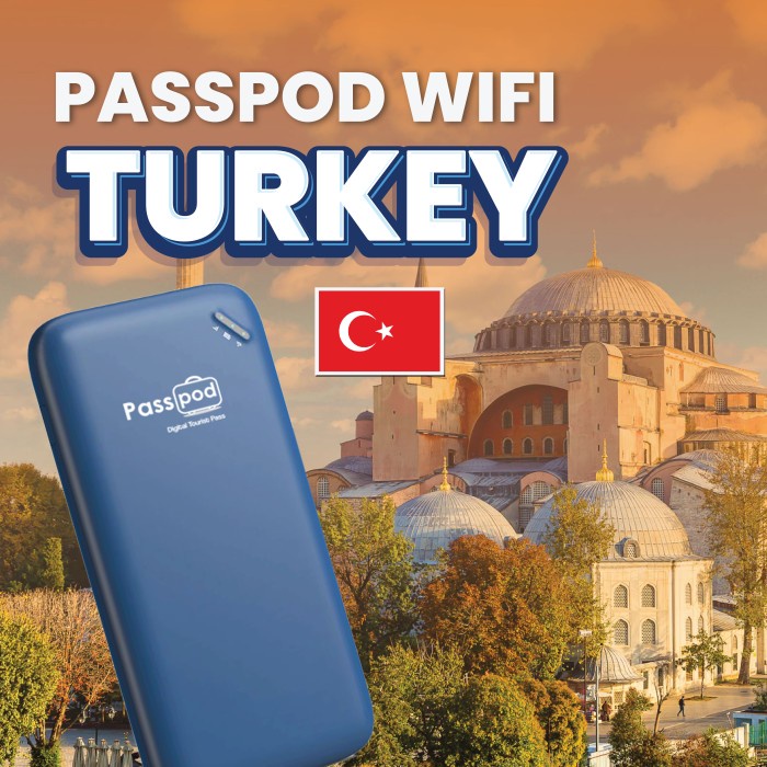 Passpod Data Travel Modem WiFi Turkey UNLIMITED