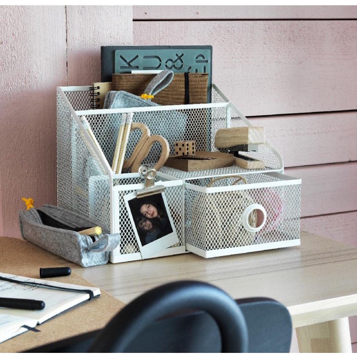 

Rak Organizer Meja Kerja Belajar Stationery Kosmetik Pengatur Meja