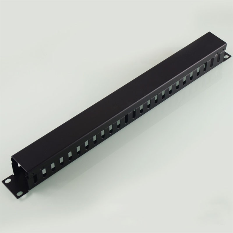 HLA 19 inch standard cabinet cable manager telephone cable management rack optical fiber cable manag