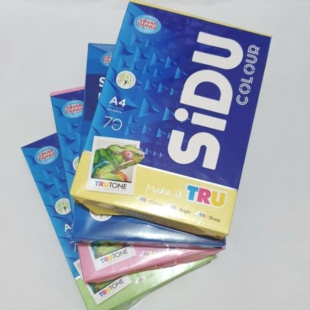

Kertas HVS Warna A4 70gr SIDU