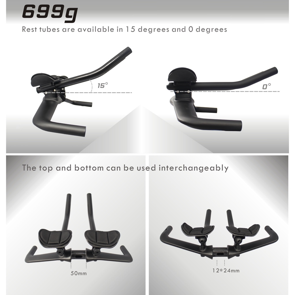 TRAC new free shipping  carbon handlebar  TT handlebar spacer  Aero Handlebar Integrated Carbon for 