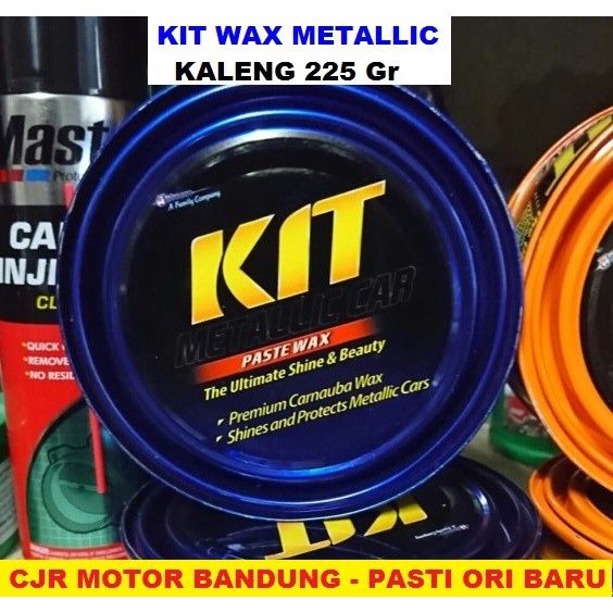 Kit Metallic Car Paste Wax 225 Kit Pasta Kaleng Poles Cat Mobil Motor
