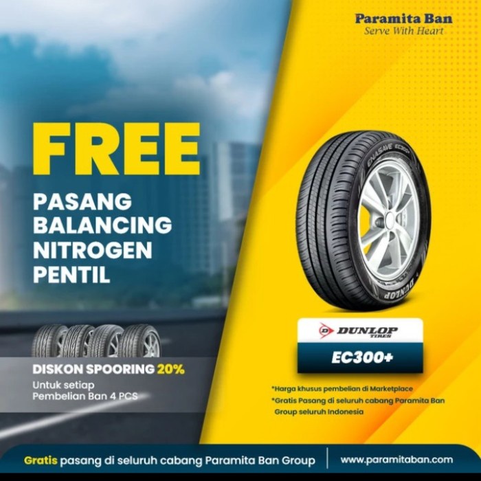Ban Dunlop Ec300 215/60 17 Ban Mobil R17