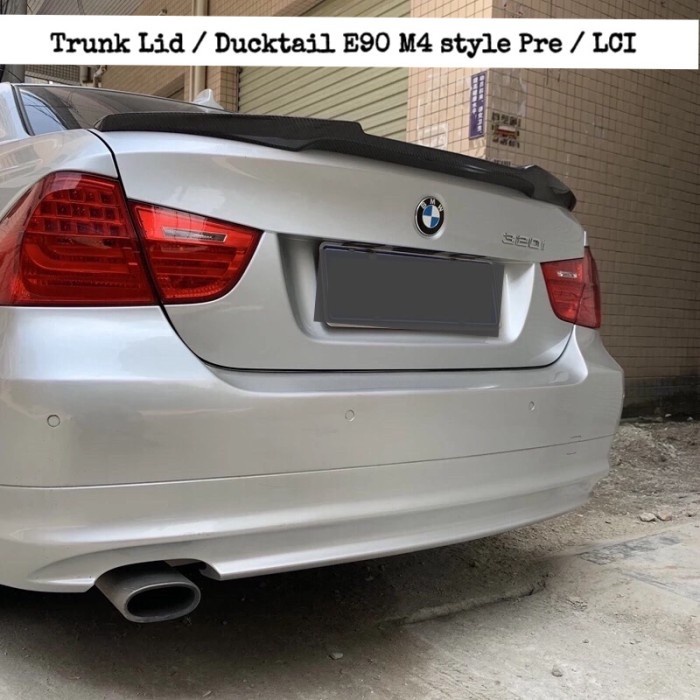 Trunk Lid Spoiler Bmw E90 M4 Style Plastik