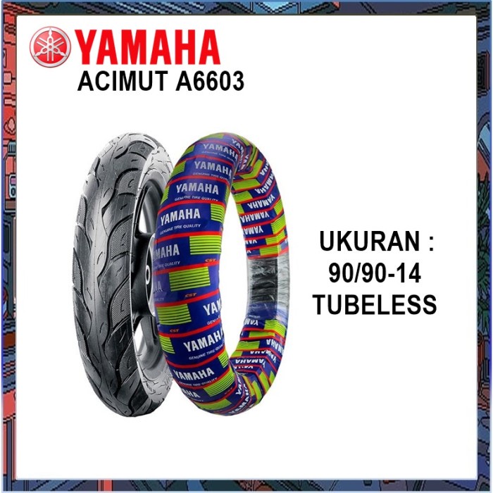Ban Motor Yamaha Cst Acimut 90/90-14 Tubeless