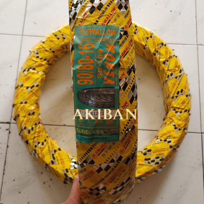 Ban Luar Motor Swallow 90/80 Ring 16 Ban Belakang Skywave Nouvo