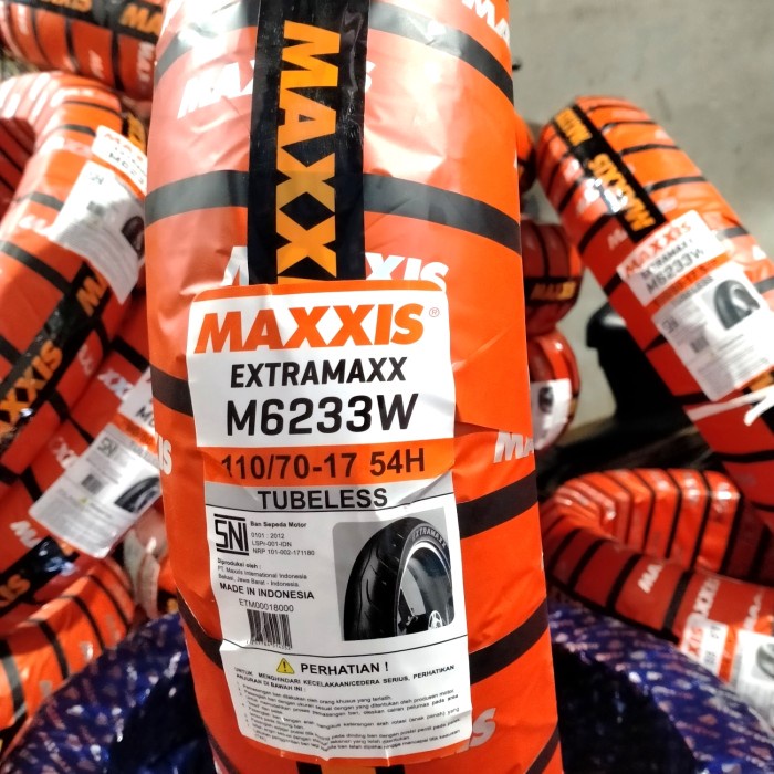 Ban Maxxis Extramaxx M6233 110/70-17 Tubeless