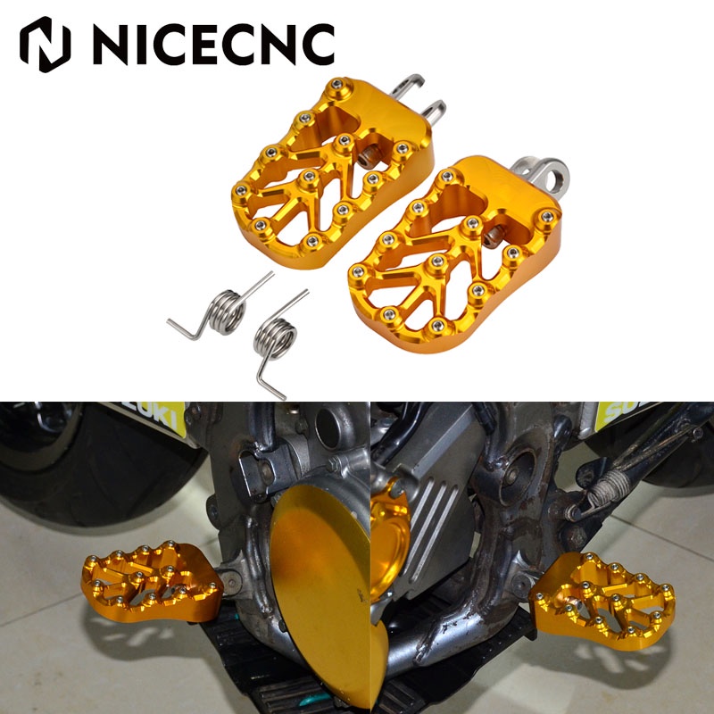 TOEL Footrest Footpeg Foot Pegs Rests Pedal For Suzuki DRZ400 DRZ400E DRZ400S DRZ400SM 2000-2021 Mot