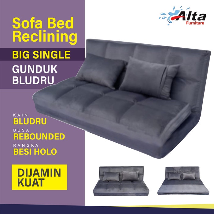 Sofabed Lipat/Kursi Lipat Lesehan/Kursi Santai Lantai/Rebonded/Sofa