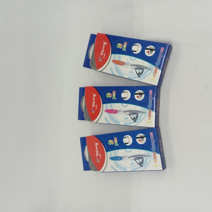 

9 In 1 Match Set Jangkar Busur 360 Derajat/2 Metal Compas 9 in 1