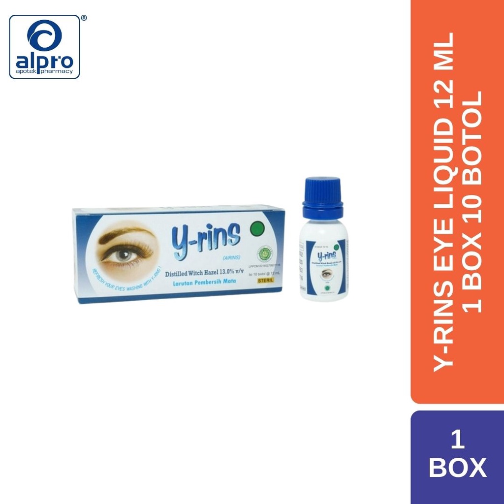 

Y-Rins Pembersih Mata 12Ml 10S