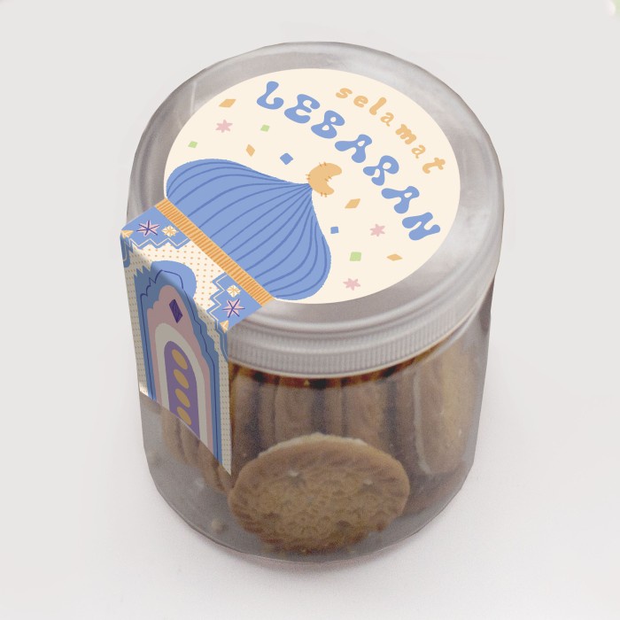 

Capricorn Design Sticker Label / Stiker Toples Lebaran isi 1 - SLT 014