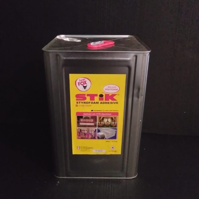

Lem Styrofoam Fox Stik 1 kaleng (13 liter) Lem Gabus