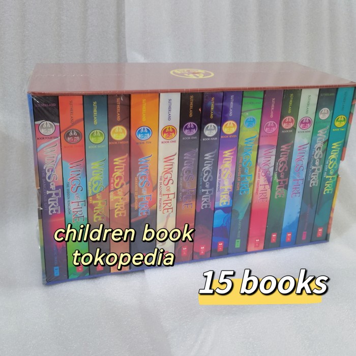 

TERBARU wings of fire box set English books