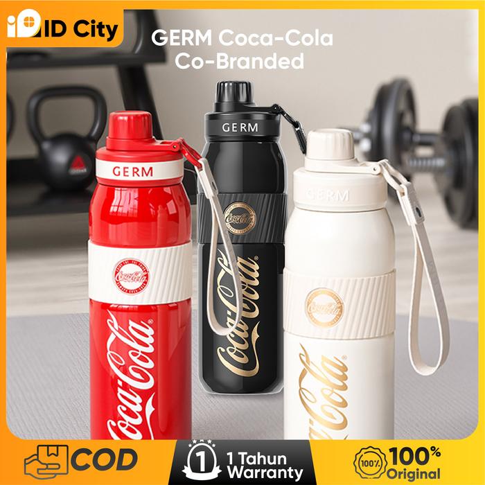 CODGERM Coca-Cola B37 Cangkir Termos Baja Tahan Karat Cangkir Kopi Cangkir Termos Minuman Dingin