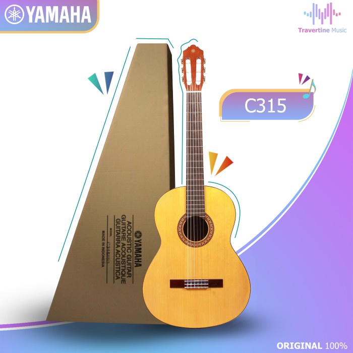Gitar Yamaha C315 Original, Gitar Klasik Akustik Original Yamaha Termurah