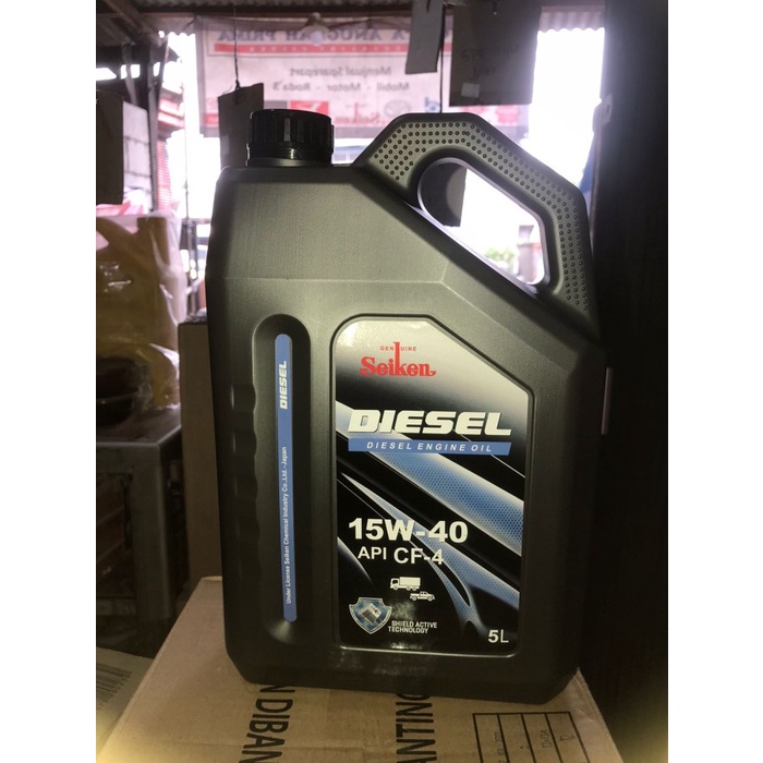 Oli Seiken Diesel Cf-4 15W-40 Ukuran 5Ltr