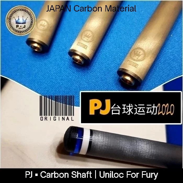 PJ Billiard Real Carbon Shaft Shaft Only