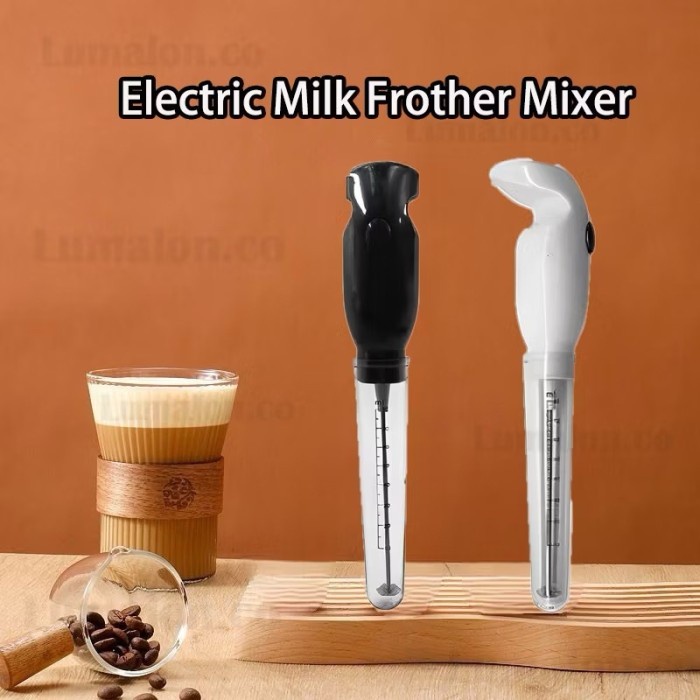 electric milk frother mixer minuman frappe powder alat pengaduk kopi handheld milk frother pengaduk