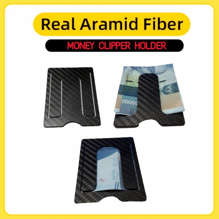 

Penjepit Uang - Money Clipper Holder Real Carbon (BukanPitaka) Kode 464
