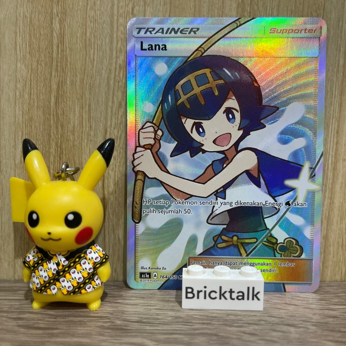 (BRI) Kartu Pokemon TCG Lana SR Trainer Supporter AS1a 164/150 Trading Card Game Indonesia