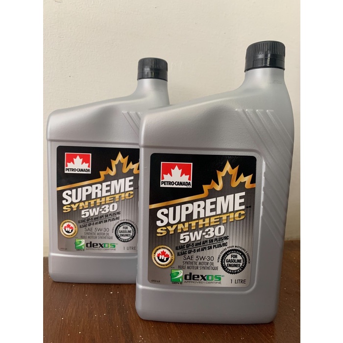 Oli Mesin Petro Canada Supreme Sae 5W-30 Synthetic Original Canada 1L